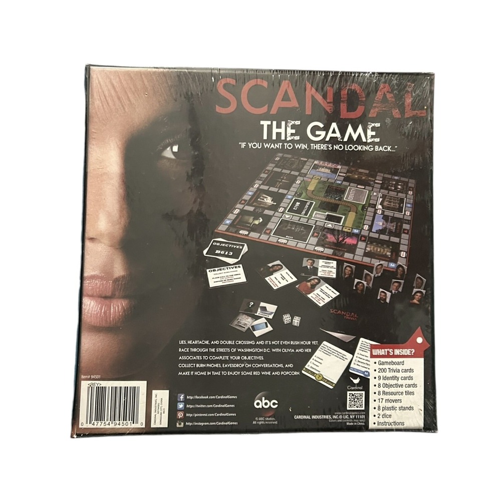 Cardinal Industries Scandal The Game NEW SEALED 12+ ABC - Picture 2 of 6
